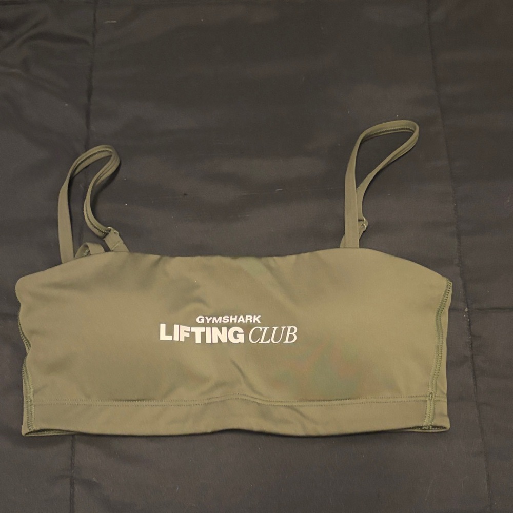 Gymshark Lifting Club Khaki Sports Bra